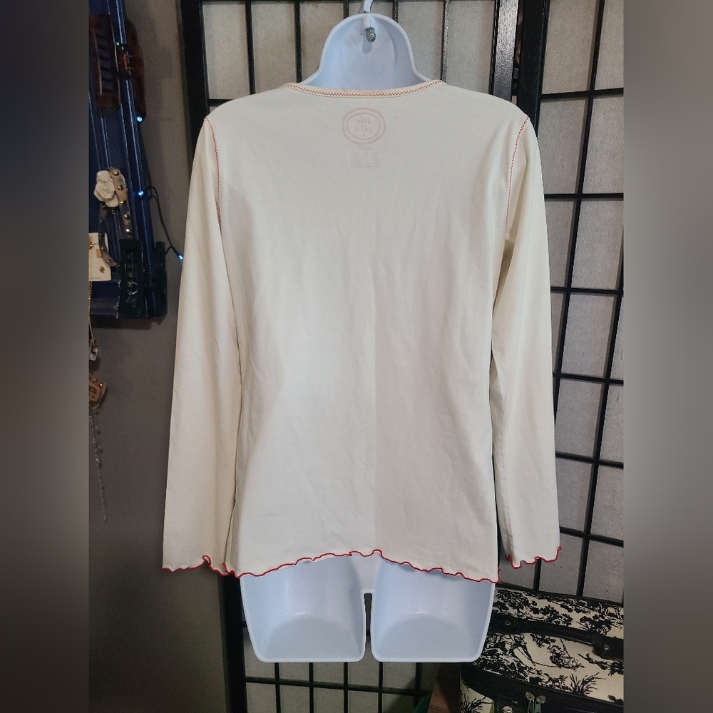 Life Is Good Long Sleeve Pajama Top sz S - Picture 4 of 9